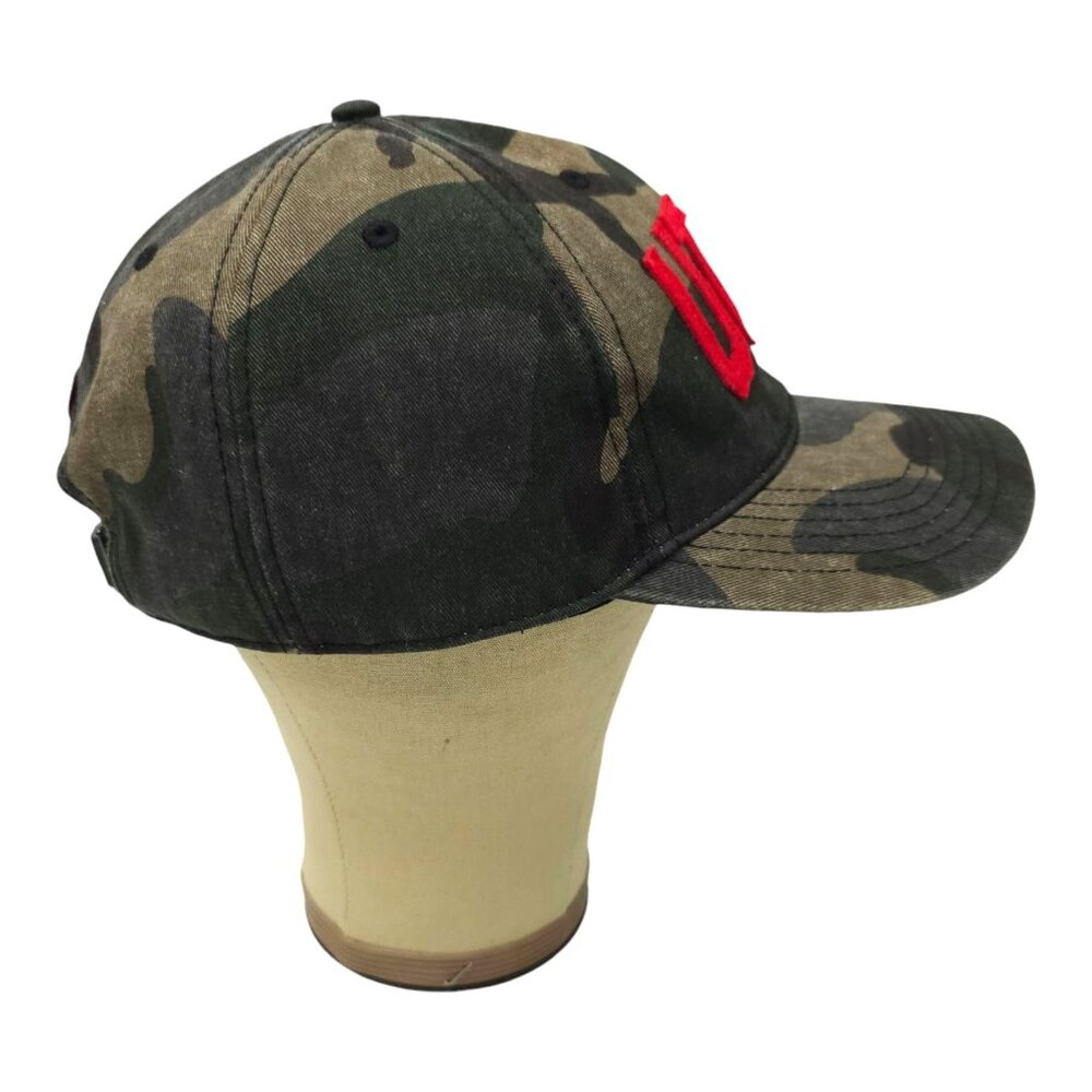Utah Utes Camo Adjustable Cap Trucker Baseball Hat Stitched Logo Captivating - Picture 11 of 13